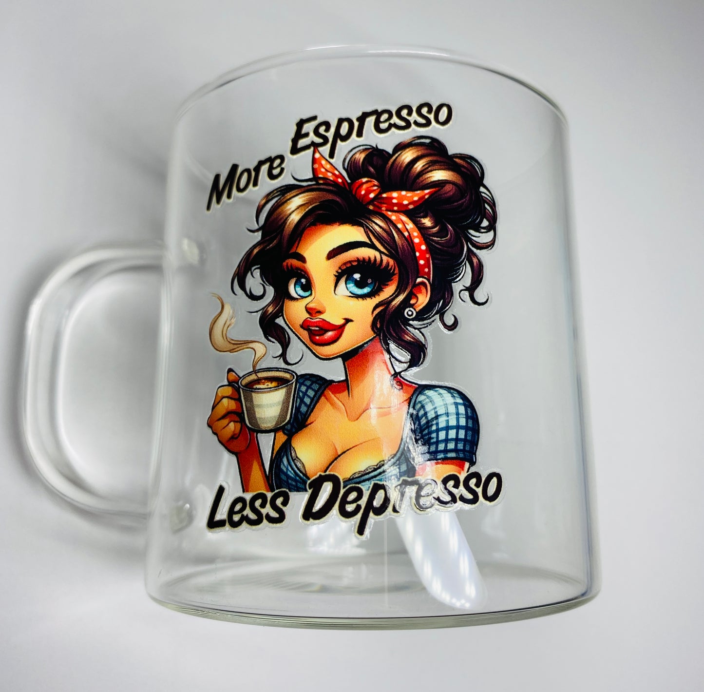 1950s Sass Glass Mug Set