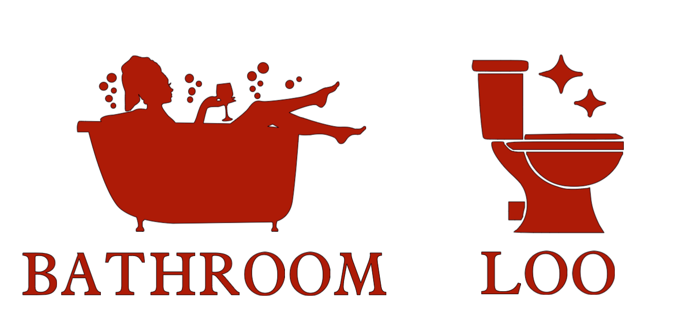 Bathroom Door Decals