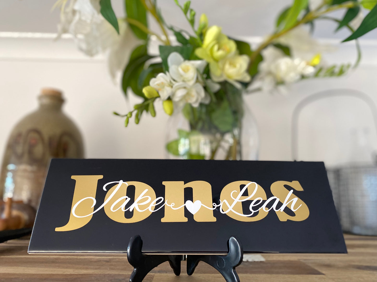 Personalised Couples Emblem Tile