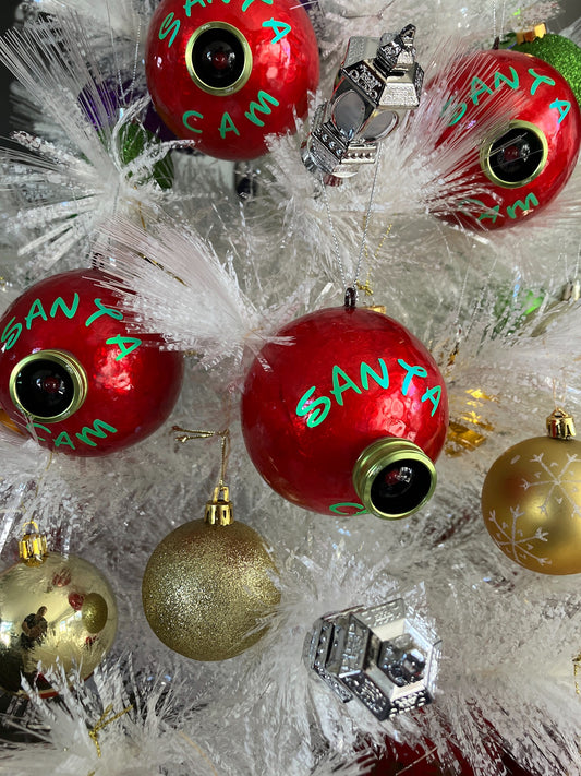 Santa Cam Christmas Bauble Decoration