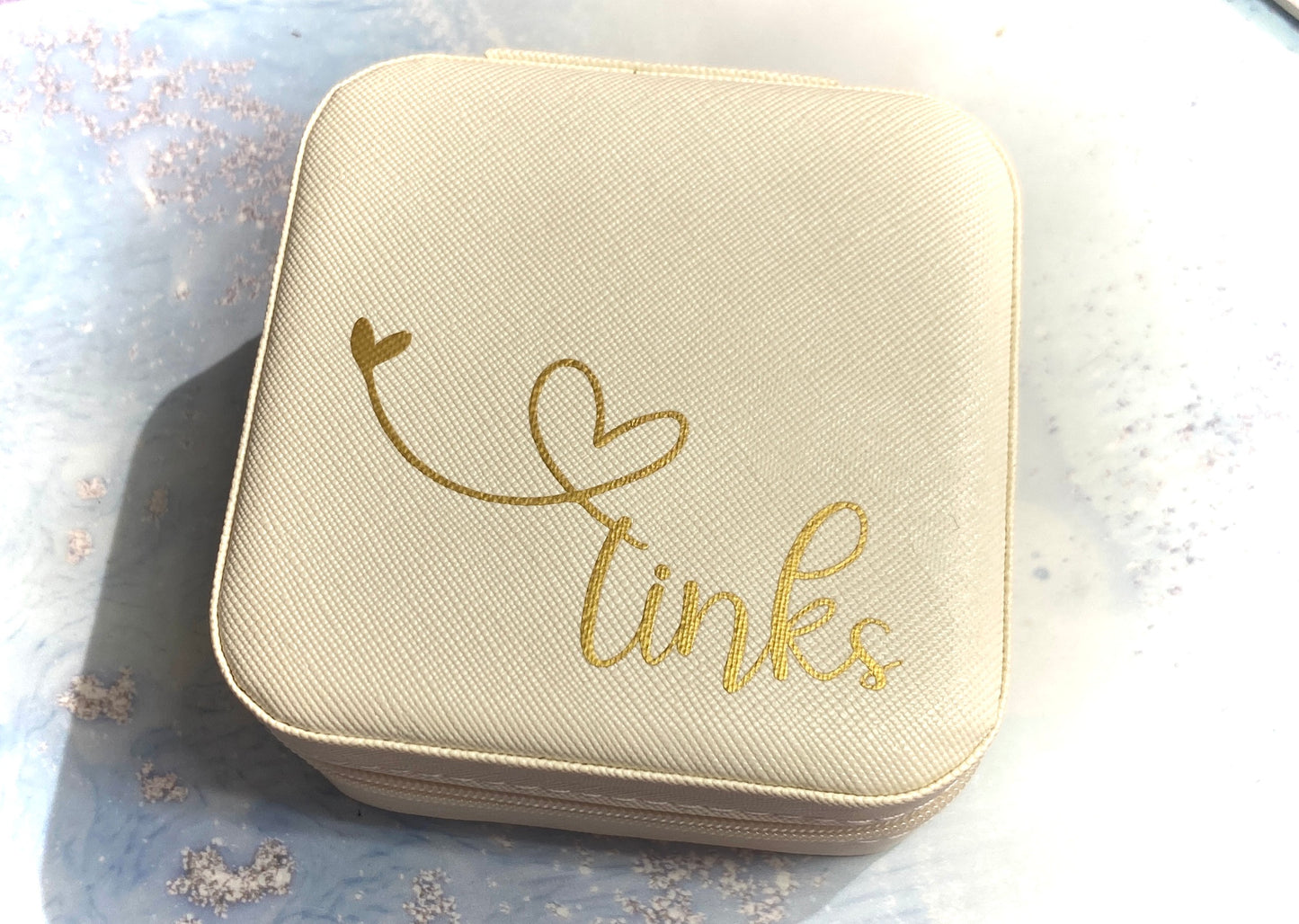 Personalised Travel Jewellery Box