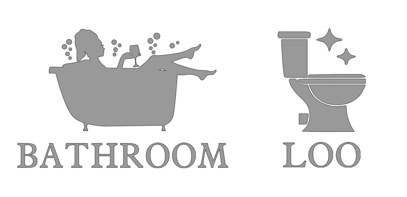 Bathroom Door Decals
