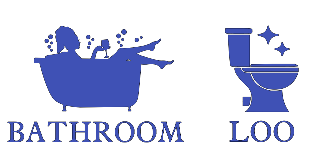 Bathroom Door Decals