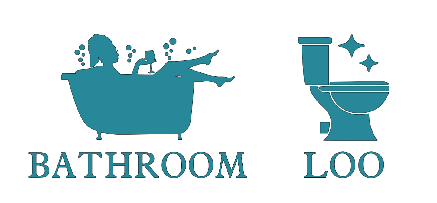 Bathroom Door Decals
